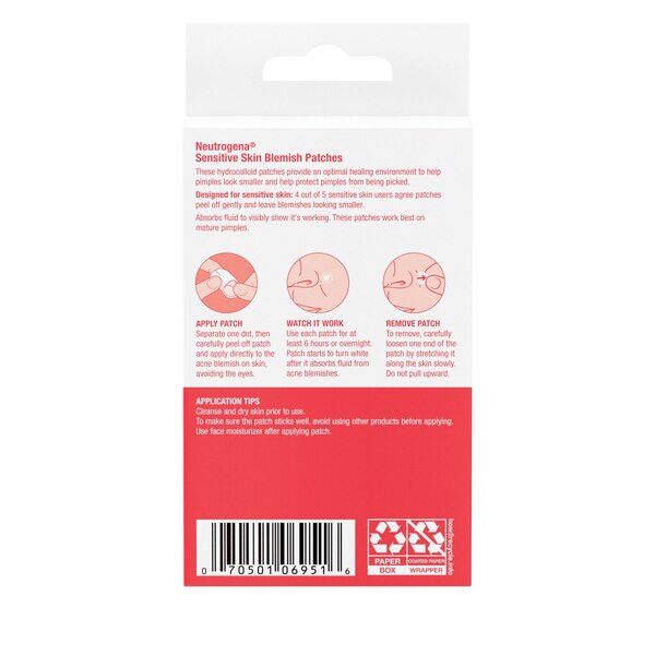 Neutrogena Sensitive Skin Acne Patches, 30 CT
