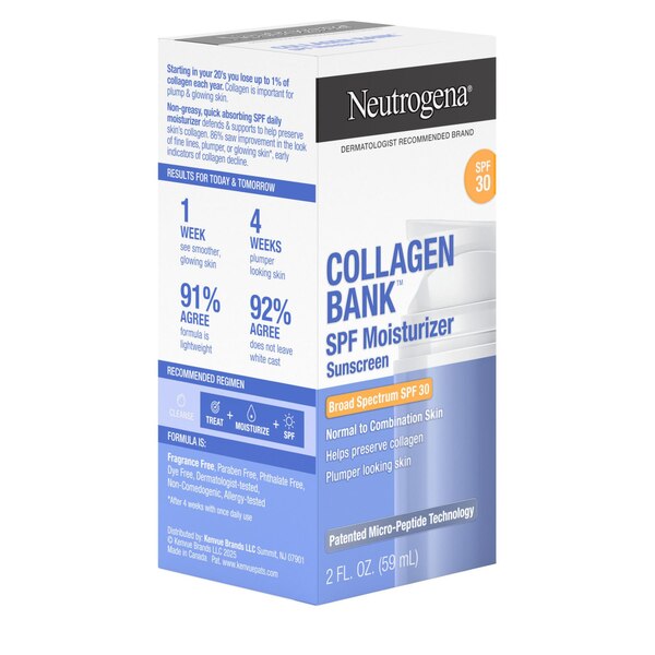 Neutrogena Collagen Bank Moisturizer with SPF, 2 OZ