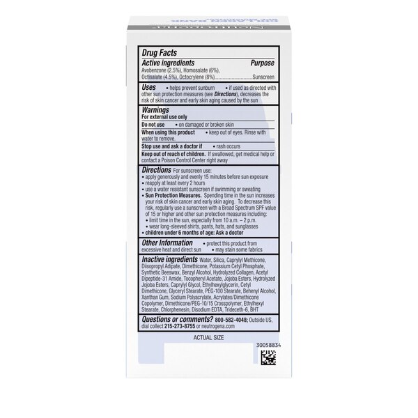 Neutrogena Collagen Bank Moisturizer with SPF, 2 OZ