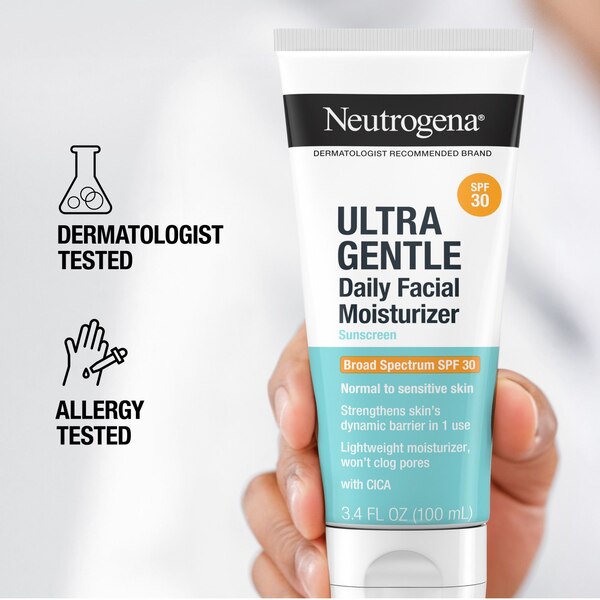 Neutrogena Ultra Gentle Daily Facial Moisturizer, SPF 30, 3.4 OZ