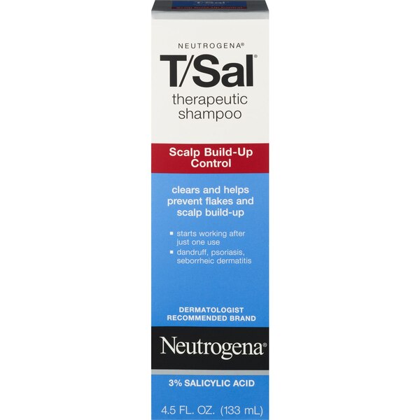 Neutrogena T/Sal Therapeutic Shampoo with 3% Salicylic Acid, 4.5 OZ