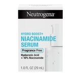 Neutrogena Hydro Boost+ Niacinamide Fragrance-Free Face Serum, 1 OZ, thumbnail image