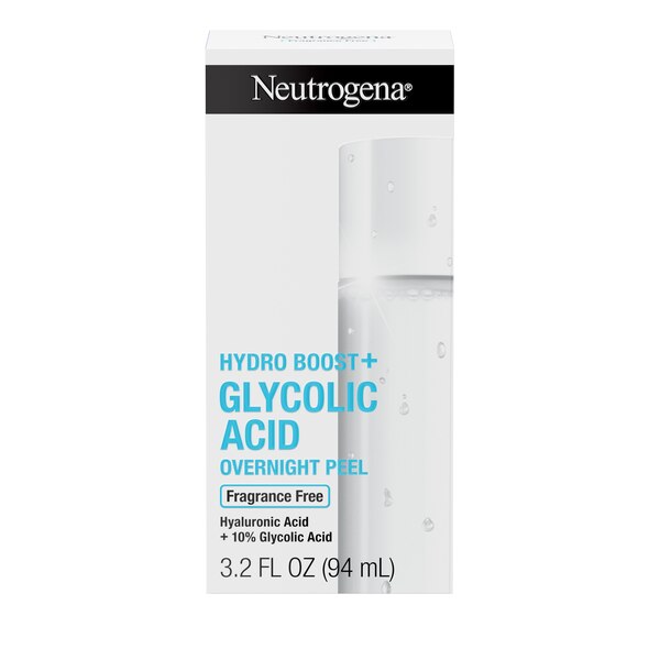 Neutrogena Hydro Boost+ Glycolic Acid Overnight Face Peel, 3.2 OZ