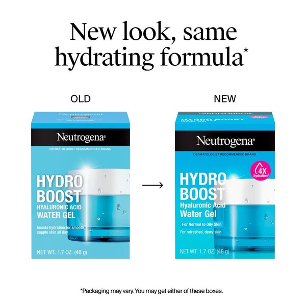 Neutrogena Hydro Boost Hyaluronic Acid Water Gel Moisturizer, 1.7 OZ