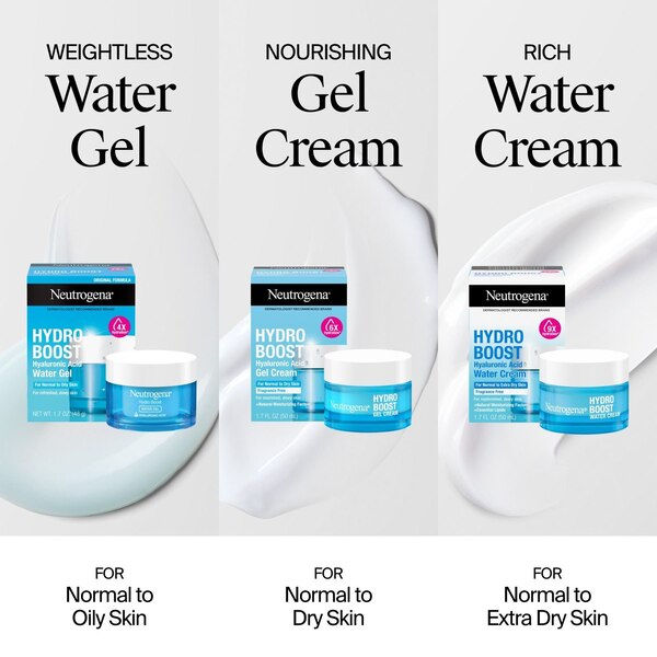 Neutrogena Hydro Boost Hyaluronic Acid Water Gel Moisturizer, 1.7 OZ