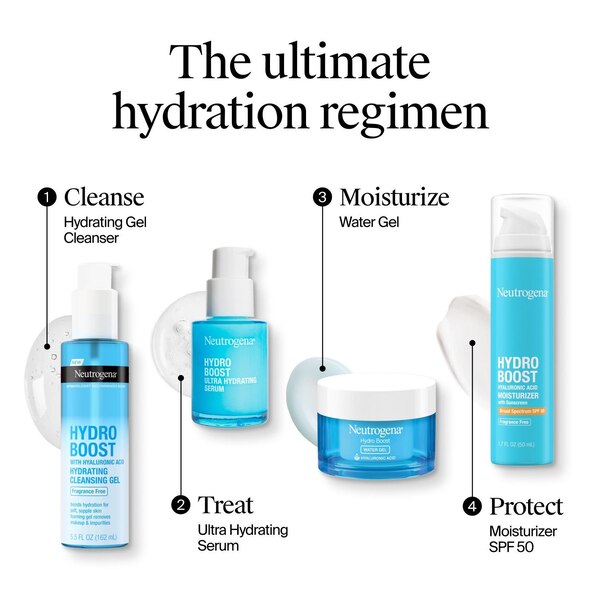 Neutrogena Hydro Boost Hyaluronic Acid Water Gel Moisturizer, 1.7 OZ