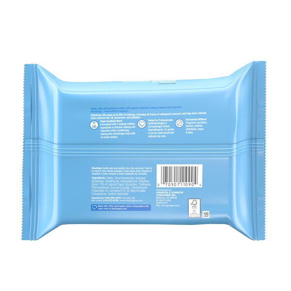 Neutrogena Makeup Remover Cleansing Towelettes, 25CT