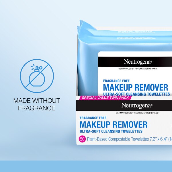 Neutrogena Makeup Remover Cleansing Towelettes, 25CT