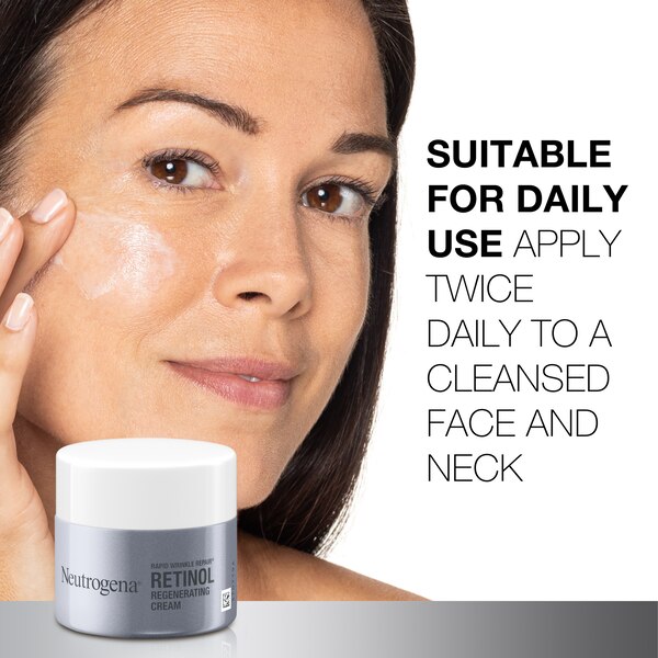 Neutrogena Rapid Wrinkle Repair Hyaluronic Acid & Retinol Cream, 1.7 OZ