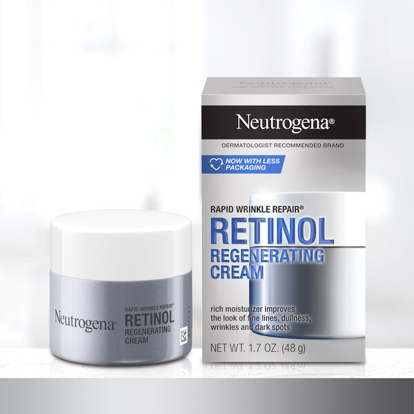 Neutrogena Rapid Wrinkle Repair Hyaluronic Acid & Retinol Cream, 1.7 OZ