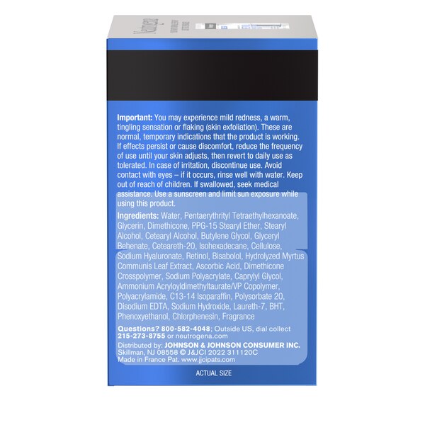 Neutrogena Rapid Wrinkle Repair Hyaluronic Acid & Retinol Cream, 1.7 OZ