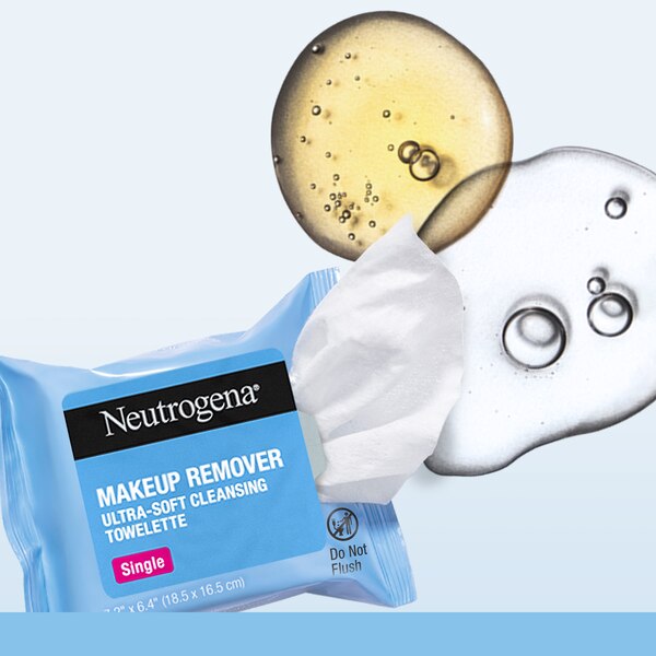Neutrogena Makeup Remover Cleansing Towelette Singles, 20CT