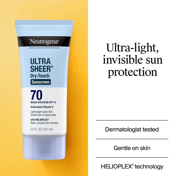Neutrogena Ultra Sheer Dry-Touch SPF 70 Sunscreen Lotion