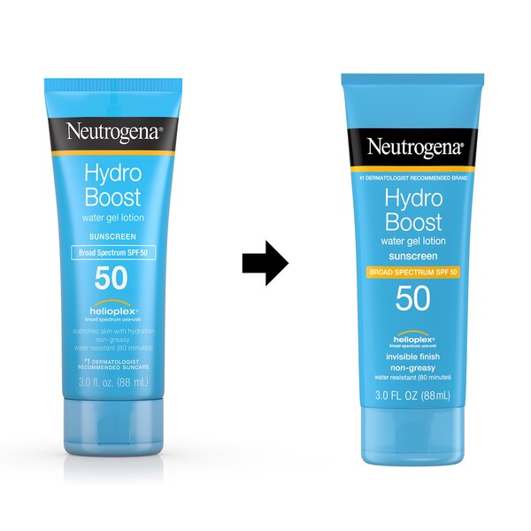 Neutrogena Hydro Boost Moisturizing Sunscreen Lotion, SPF 50, 3 OZ