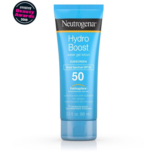 Neutrogena Hydro Boost Moisturizing Sunscreen Lotion, SPF 50, 3 OZ
