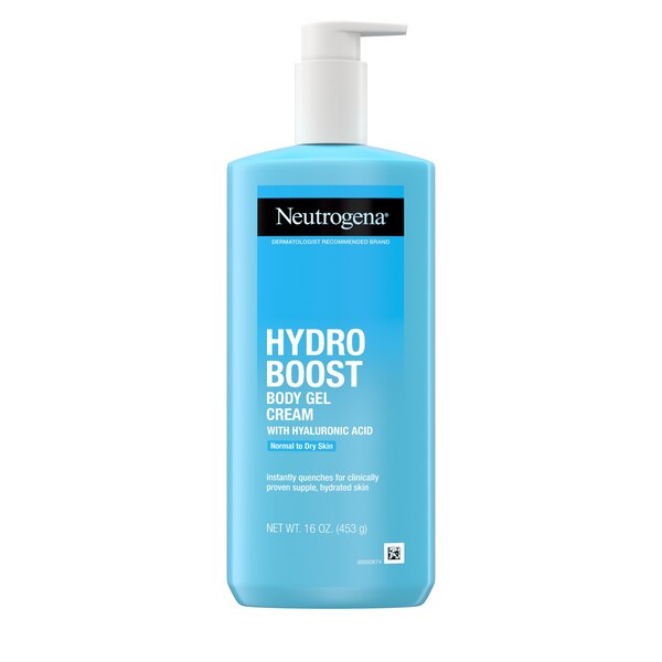 Neutrogena Hydro Boost Hydrating Body Gel Cream with Hyaluronic Acid, 16 OZ