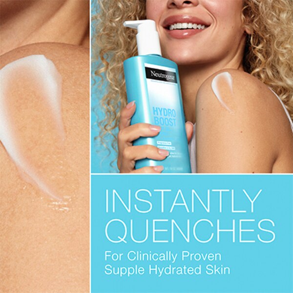 Neutrogena Hydro Boost Hyaluronic Acid Body Gel Cream, Fragrance-Free, 16 OZ