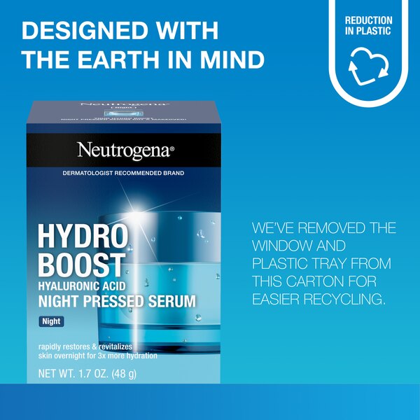 Neutrogena Hydro Boost - Suero compacto nocturno, 1.7 o