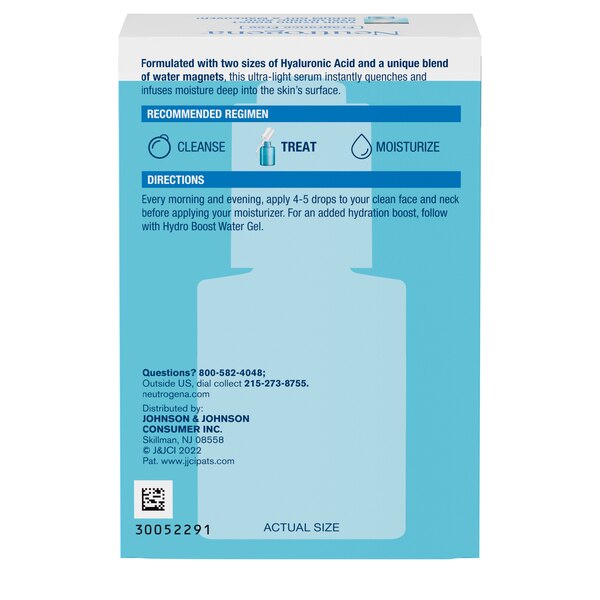 Neutrogena Hydro Boost Purified Hyaluronic Acid Serum
