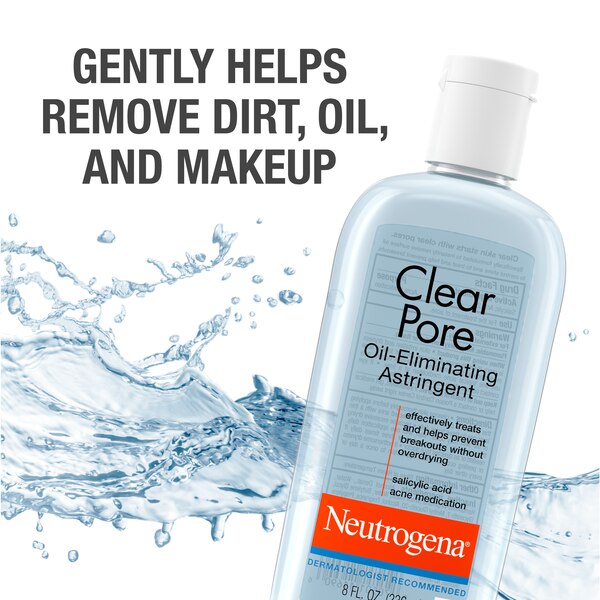 Neutrogena Clear Pore Oil-Eliminating Astringent, 8 OZ