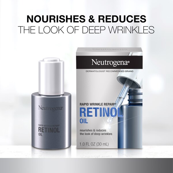 Neutrogena Rapid Wrinkle Repair Anti-Wrinkle Retinol Oil, 1.0 fl. OZ