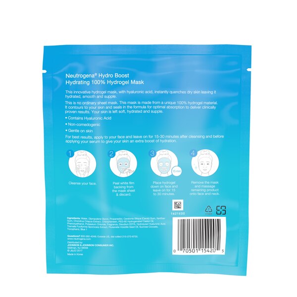 Neutrogena Moisturizing Hydro Boost Hydrating Face Mask, 1 OZ