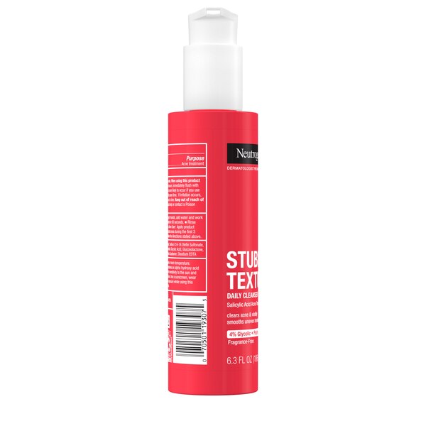 Neutrogena Stubborn Texture Acne Cleanser with Salicylic Acid