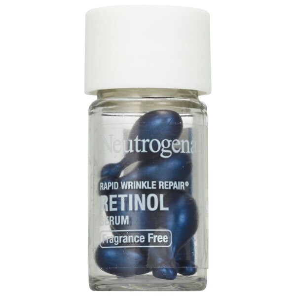 Neutrogena Rapid Wrinkle Repair Retinol Face Serum Capsules, Fragrance Free, 7 CT