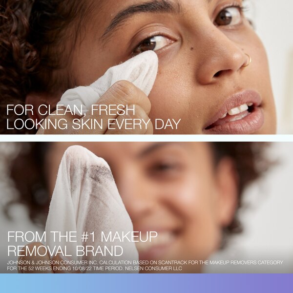 Neutrogena Day & Night Cleansing Face Wipes, 3 Packs of 25CT, 75CT