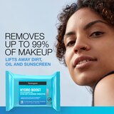 Neutrogena HydroBoost Face Cleansing & Makeup Remover Wipes, Twin Pack, 25CT, thumbnail image