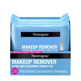Neutrogena Makeup Remover Cleansing Towelettes, Alcohol-Free,  25CT, 2 Pack, thumbnail image