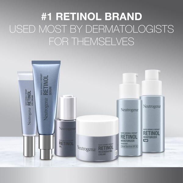 Neutrogena Rapid Wrinkle Repair - Crema facial con retinol, tamaño de prueba, 0.5 oz