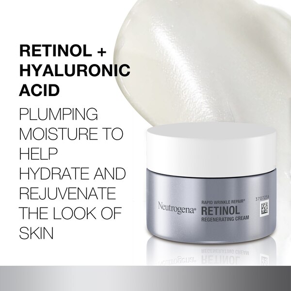 Neutrogena Rapid Wrinkle Repair - Crema facial con retinol, tamaño de prueba, 0.5 oz