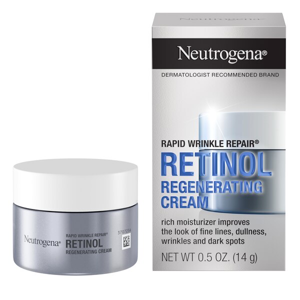 Neutrogena Rapid Wrinkle Repair - Crema facial con retinol, tamaño de prueba, 0.5 oz
