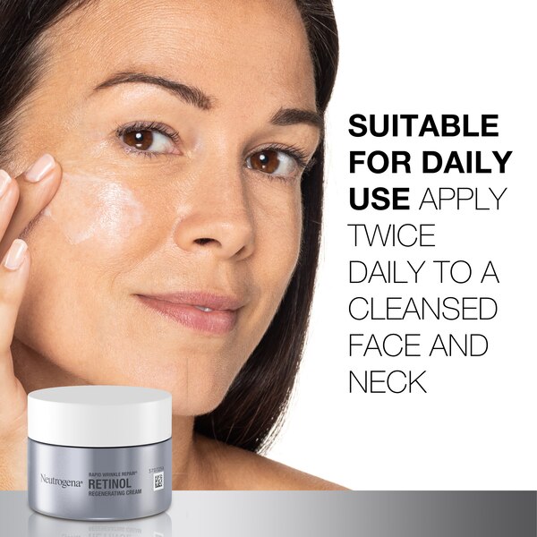 Neutrogena Rapid Wrinkle Repair - Crema facial con retinol, tamaño de prueba, 0.5 oz