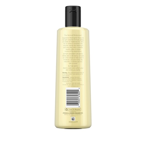 Neutrogena Body Oil, Light Sesame Formula
