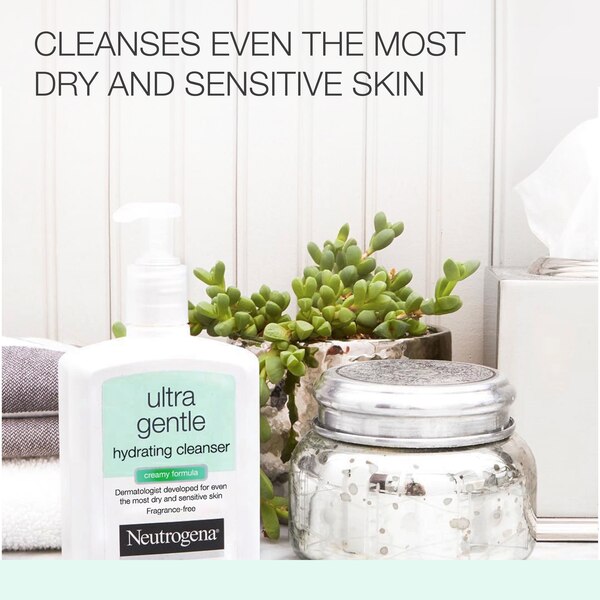 Neutrogena Ultra Gentle Hydrating Creamy Facial Cleanser, 12 OZ