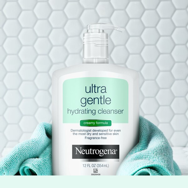 Neutrogena Ultra Gentle Hydrating Creamy Facial Cleanser, 12 OZ