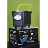 CICLONE ISPINMOP 360° Rotating Mop and Bucket with Wheels, Green & Black, thumbnail image
