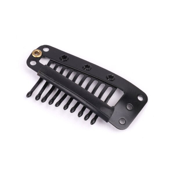 Annie Large Wig Clips, Black, 12 CT 