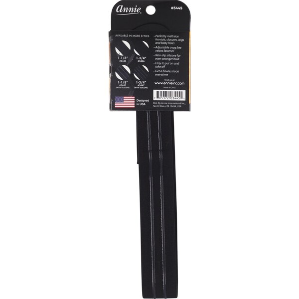 Annie Elastic Wig Band with Silicone Grip, 3 cm, 1 CT