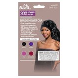 Annie Ms. Remi Max Jumbo Braid Shower Cap, Black, One Size, thumbnail image