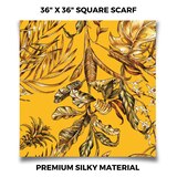 Broadus Collection Headwrap Scarf, Golden Tropics, thumbnail image