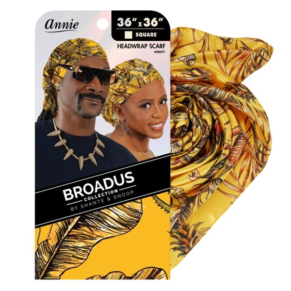 Broadus Collection Headwrap Scarf, Golden Tropics