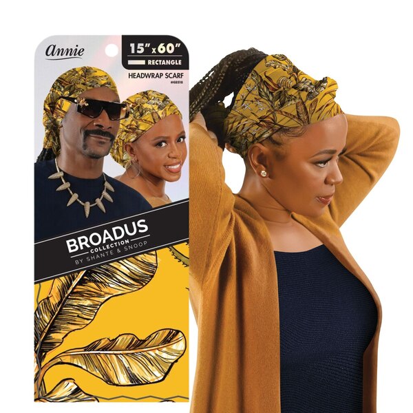 Broadus Collection Headwrap Scarf, Golden Tropics