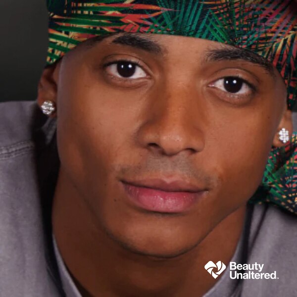 Broadus Collection Headwrap Scarf, Island Palm