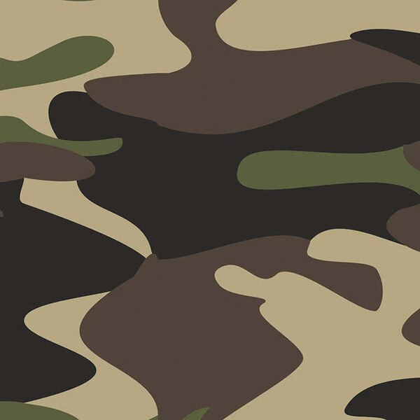 Broadus Collection Headwrap Scarf, Camo