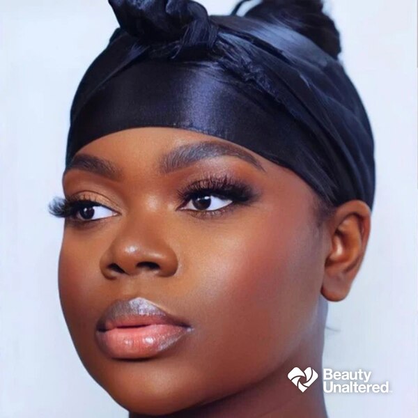 Broadus Collection Headwrap Scarf, Black