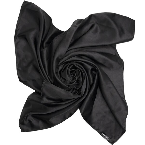 Broadus Collection Headwrap Scarf, Black