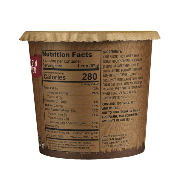 Kodiak Brownie Cup Chocolate Fudge, 2.36 oz